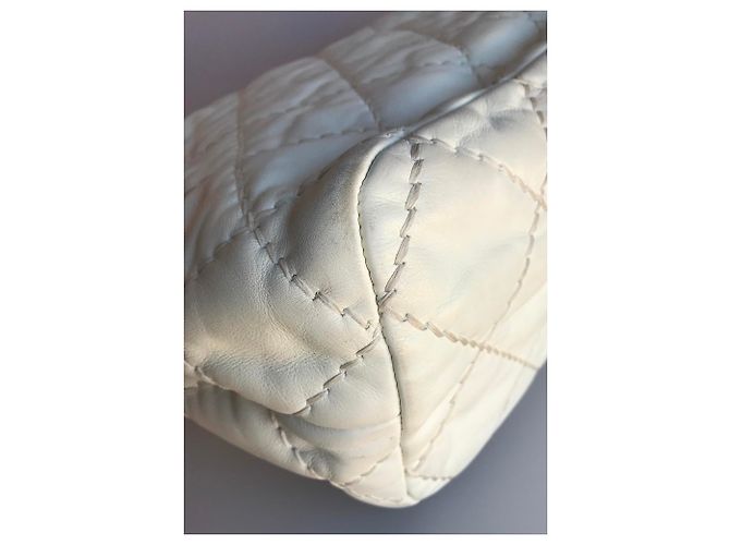 Timeless Maxi borsa senza tempo con scatola Chanel Beige Crema - vista 20