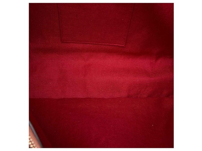 Cartella Gucci Brown Bamboo Needlepoint Canvas - vista 5