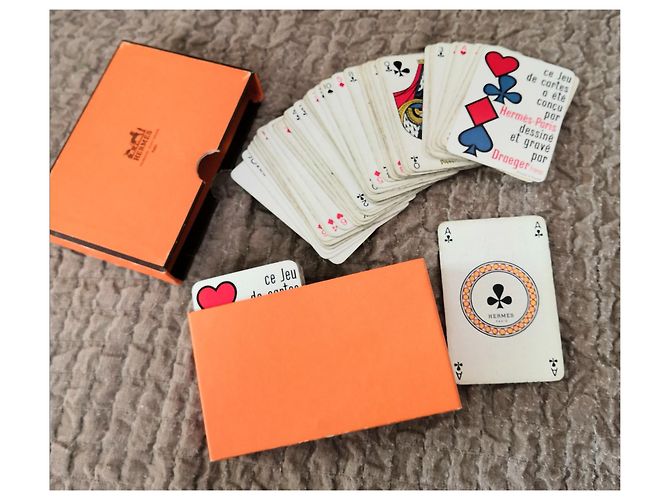 Hermès Rare vintage card game Hermes Red Dark blue - view 5