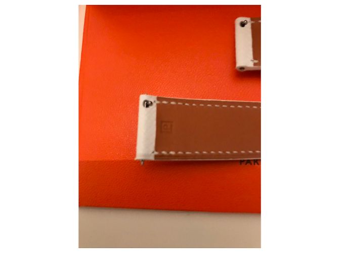 Hermès H-1.510-Format Mittelzifferblatt Brillant auf Perlmutt Silber - Ansicht 9