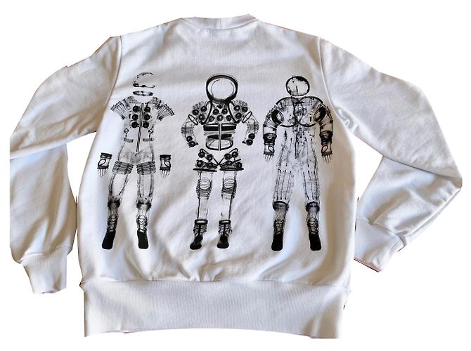 Kosmonauten-Astronauten-Schweiß CHANEL Weiß - Ansicht 2