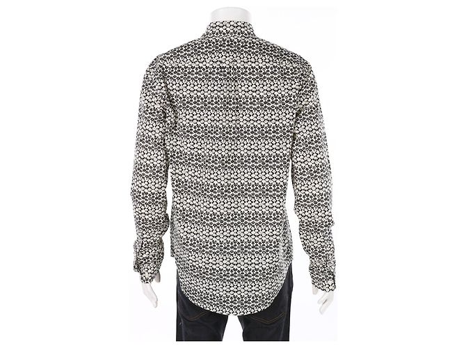 Samsoe & Samsoe shirt Noir Blanc - vue 2