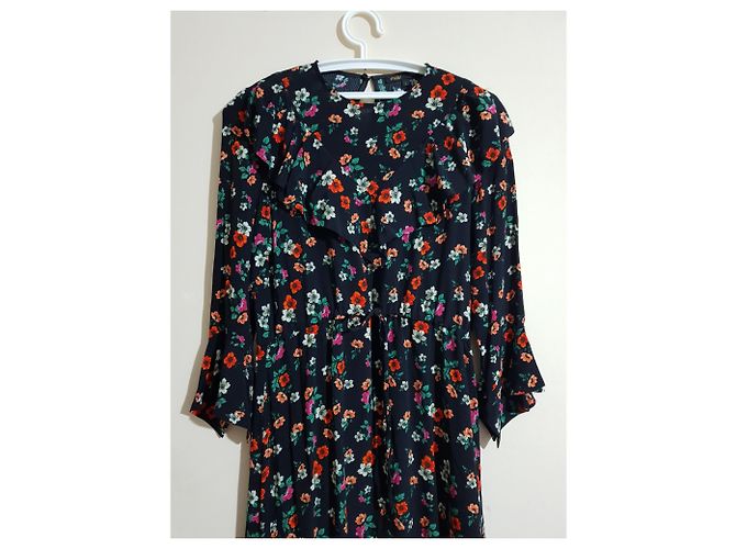 Vestido Maje de viscosa Multicolor - vista 2