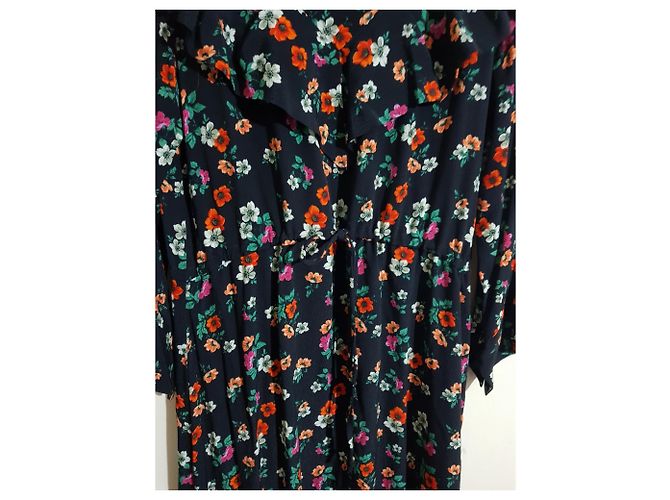 Vestido Maje de viscosa Multicolor - vista 3