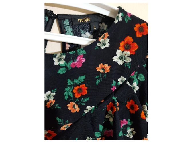 Vestido Maje de viscosa Multicolor - vista 5