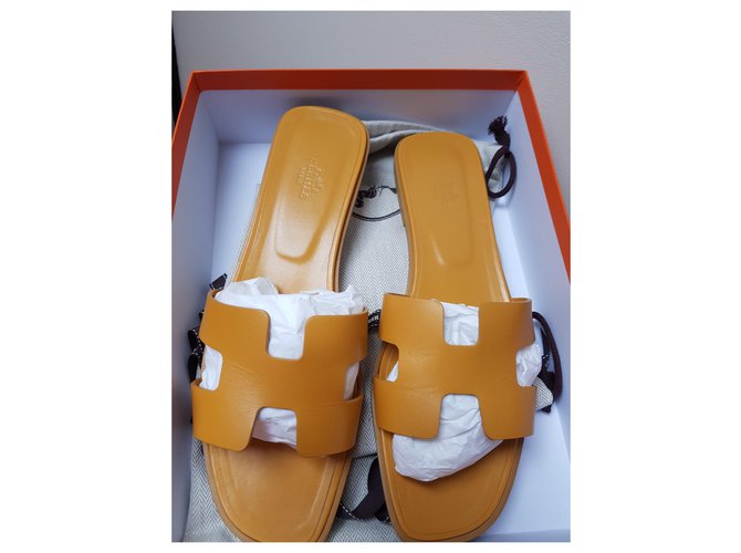 Hermès Hermes Oran OCRE GIUGNO Senape - vista 2