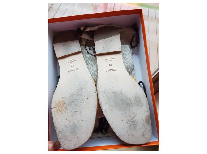 Hermès Hermes Oran OCRE GIUGNO Senape - vista 3