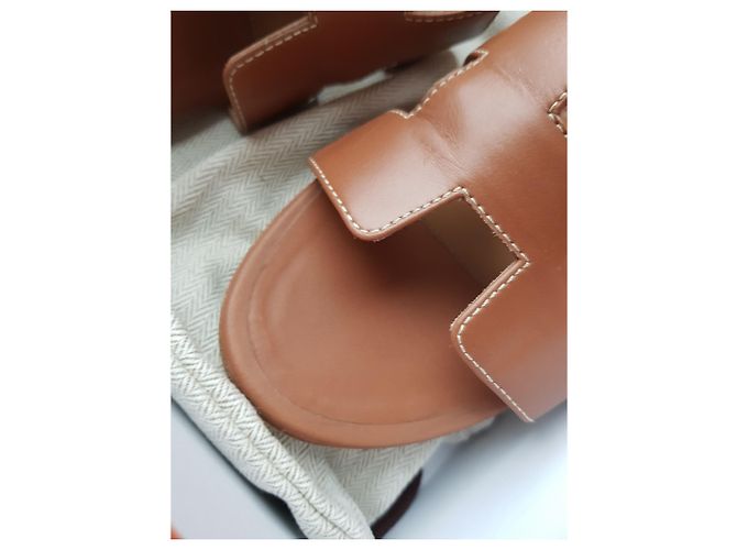 Hermès Hermes Oasis Sandalen Braun - Ansicht 3