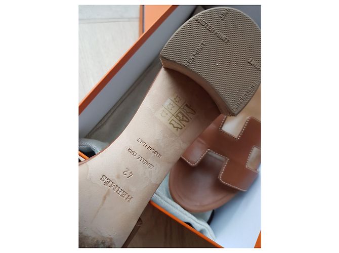 Hermès Hermes Oasis Sandalen Braun - Ansicht 4
