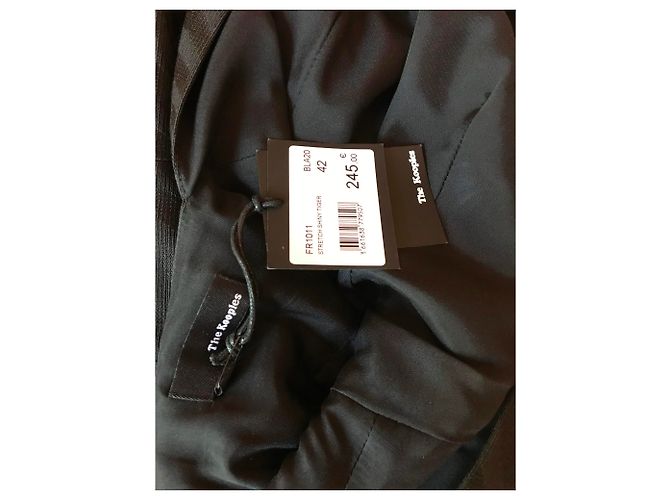 Vestido sin espalda Shiny Upperr The Kooples Negro - vista 6