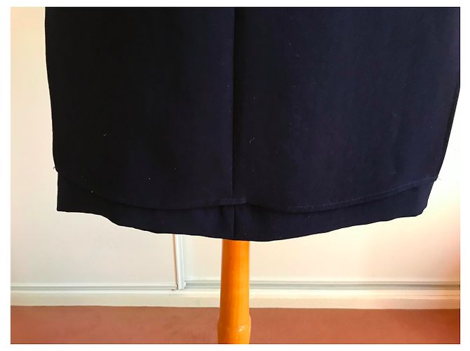 The Kooples Kurzes Kleid Marineblau aus Polyester - Ansicht 5