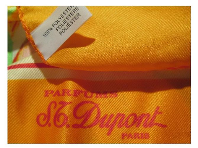 St Dupont Schal Orange aus Polyester 88x85cm - Ansicht 3