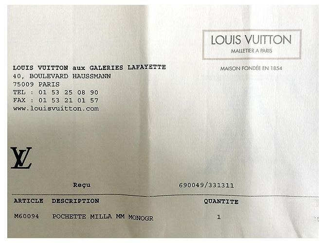Louis Vuitton Monogram Canvas Milla MM Clutch Marrón oscuro - vista 5