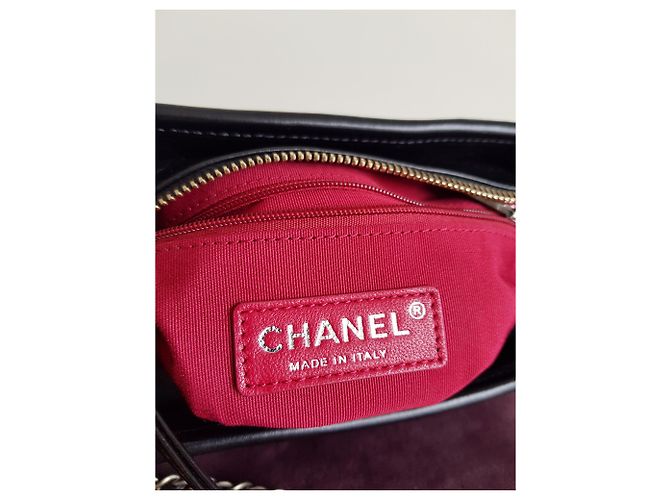 Borsa Chanel Gabrielle Hobo piccola Nero - vista 9