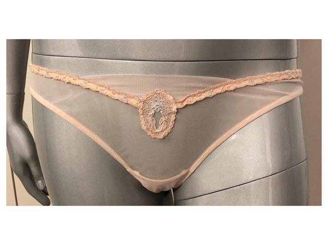 La Perla Malizia String Rosa Salmone - vista 3