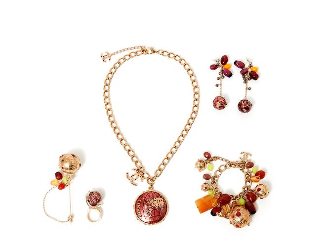 Chanel OHRRINGE SAMMLUNG WELT PE 2004 Golden - Ansicht 4