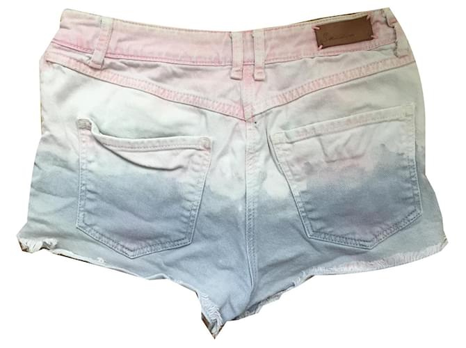Shorts Sandro Mini Efecto Lavado Algodón - vista 2