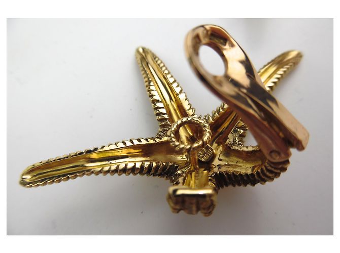 Ilías Lalaoúnis Pendientes de estrella de mar de Ilias Lalaounis con pendientes en oro amarillo 18K Bronce - vista 7