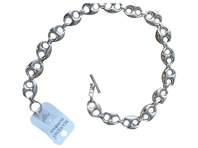 Autre Marque Collana in argento chicco di caffè - vista 2