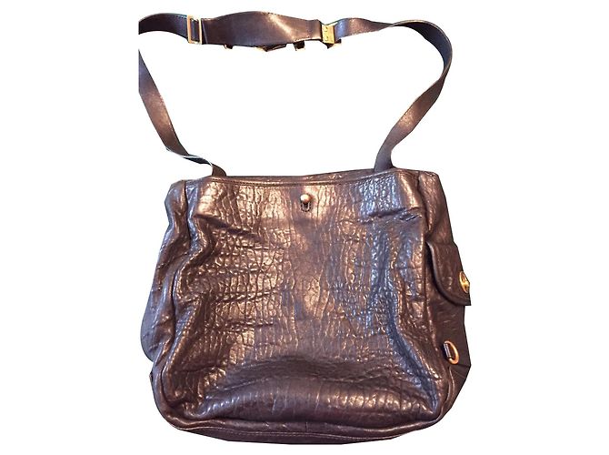 Borsa a tracolla Yves Saint Laurent in pelle nera Nero - vista 2