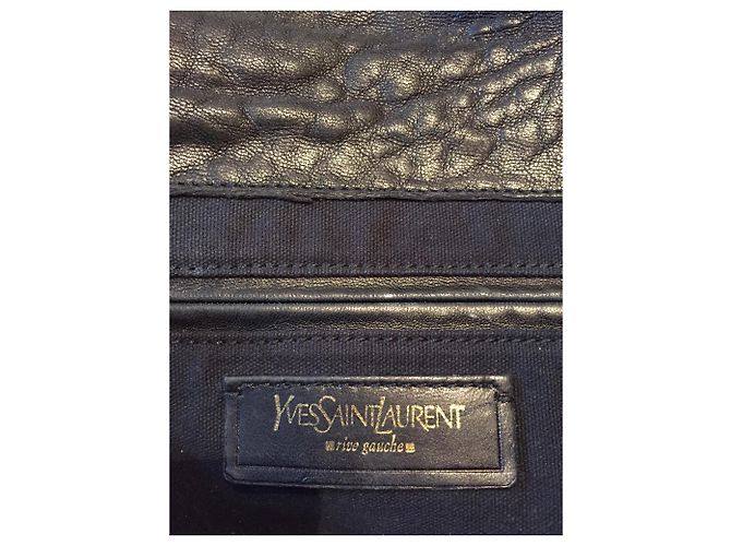 Borsa a tracolla Yves Saint Laurent in pelle nera Nero - vista 4