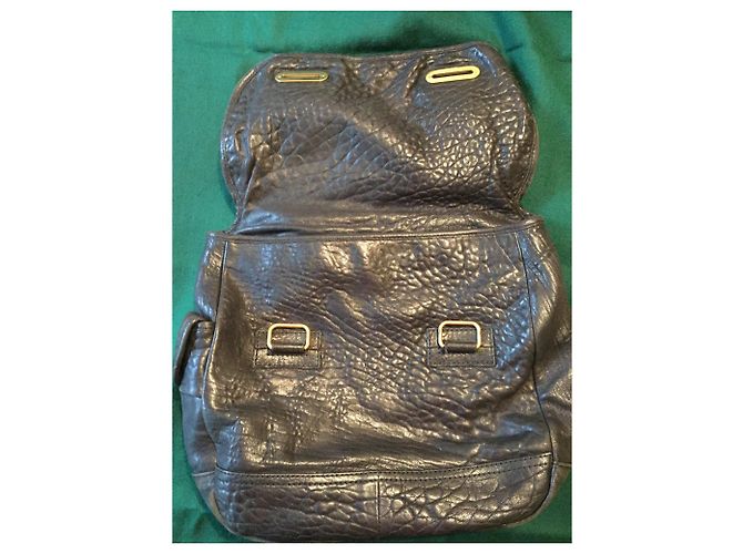 Borsa a tracolla Yves Saint Laurent in pelle nera Nero - vista 5