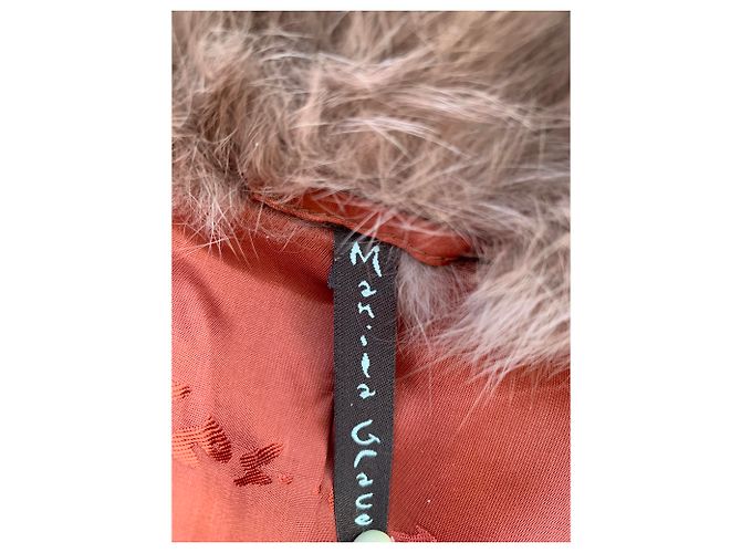 Autre Marque Veste en fourrure de lapin marron 13-14 ans Chataigne - vue 7