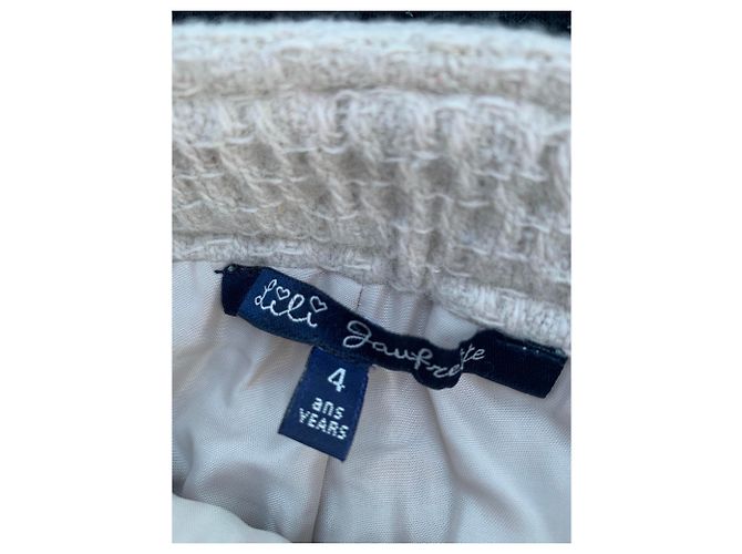 Autre Marque Ensemble short pull col  roulé et manches courtes Noir Beige - vue 7