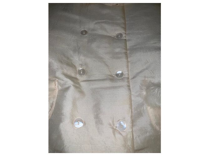 Baby Dior Mantel (Zeremonie oder andere) Aus weiß - Ansicht 7
