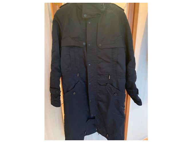 Just Cavalli Cappotto e impermeabile uomo Nero - vista 2