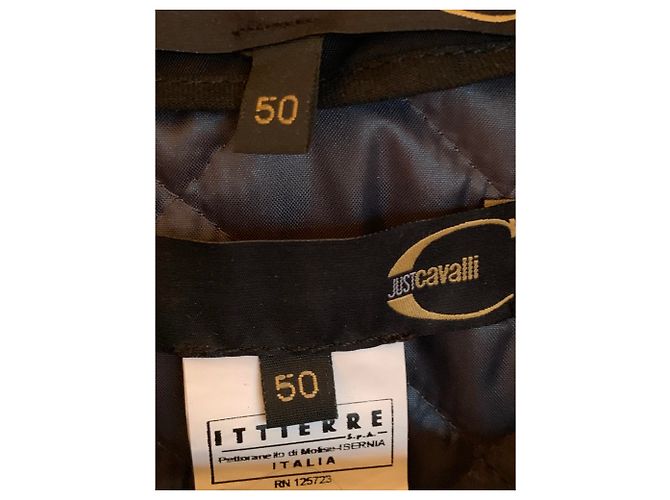 Just Cavalli Cappotto e impermeabile uomo Nero - vista 6