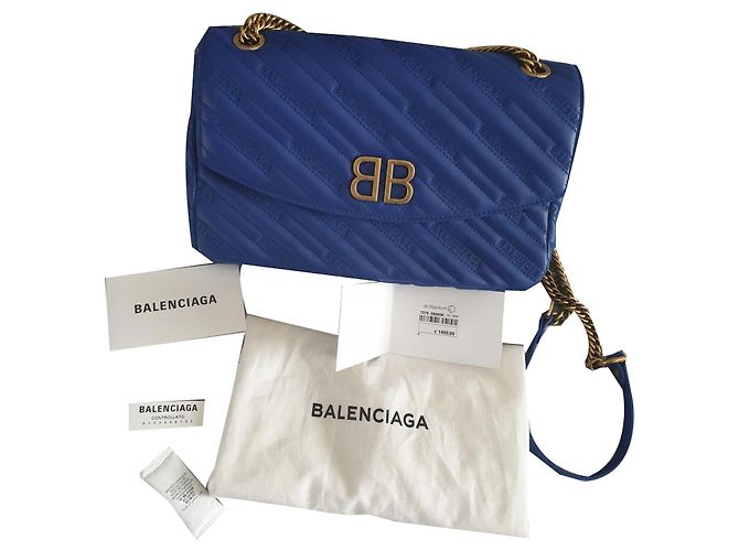 BB Chain Catena BB Balenciaga Medium in blu - Nuovo - vista 2