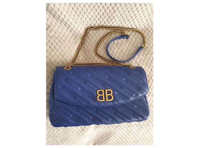 BB Chain Catena BB Balenciaga Medium in blu - Nuovo - vista 7