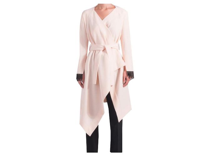Abrigo Roland Mouret Studham Melocotón - vista 2
