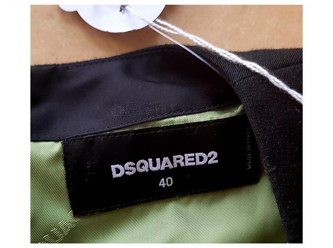 Top Sachicko Dsquared2 negro de lana - vista 4