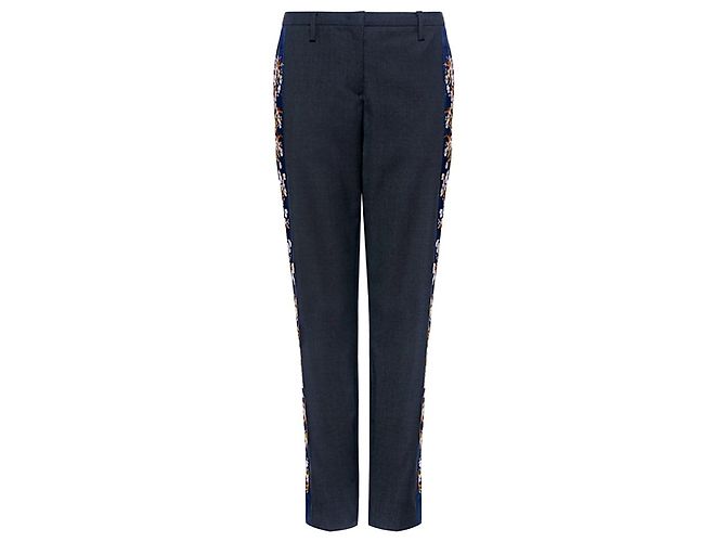 Calça de lã cinza No 21 - vista 3