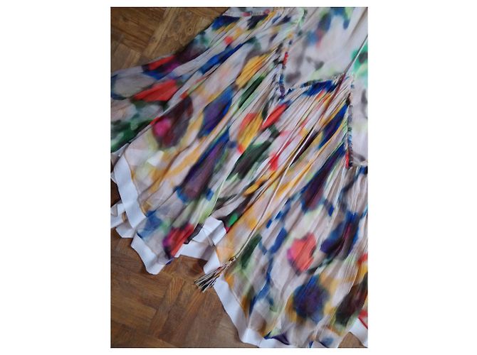 Abito Chloé in seta multicolore - vista 3