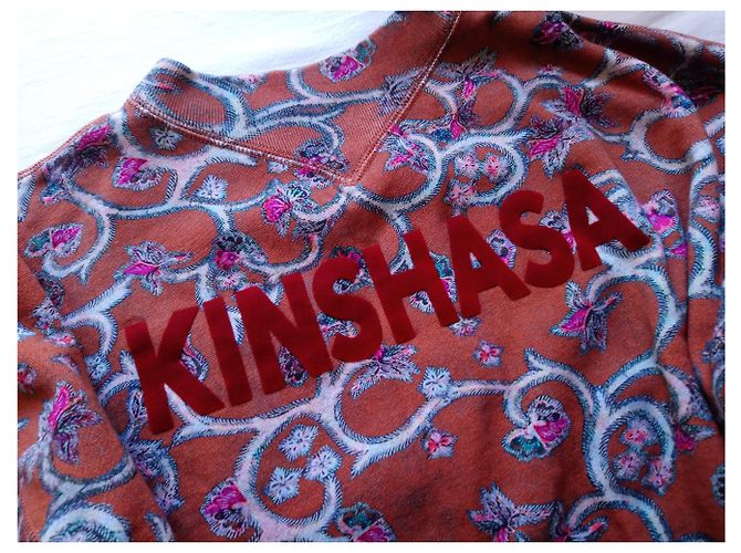 Isabel Marant Etoile Kinshasa Sweatshirt Ocker Baumwolle Hellbraun - Ansicht 2