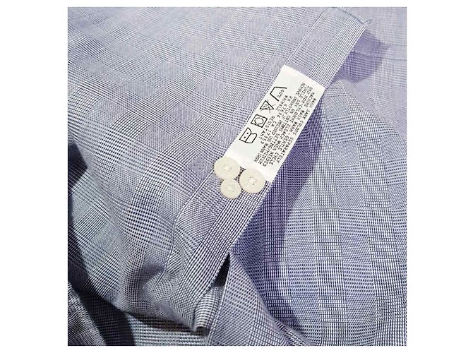 Camicia blu Yves Saint Laurent in cotone - vista 5