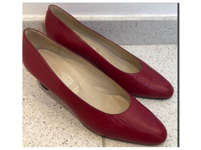 Décolleté Minelli T in pelle rossa Rosso - vista 2