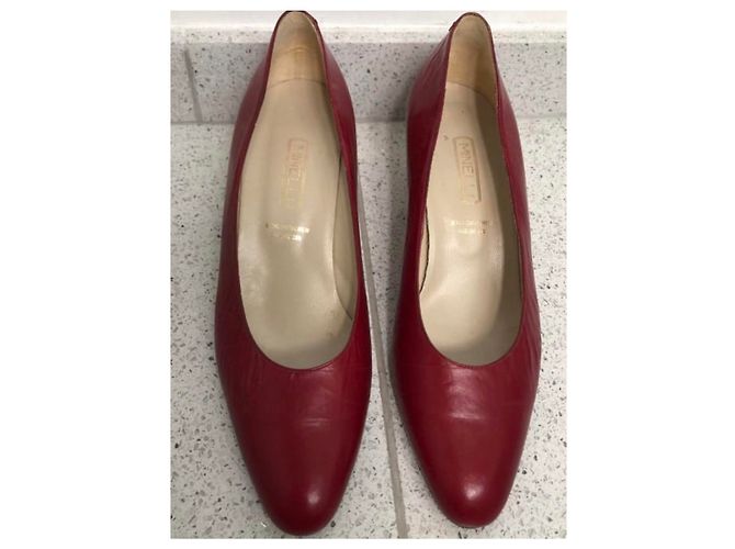 Décolleté Minelli T in pelle rossa Rosso - vista 3