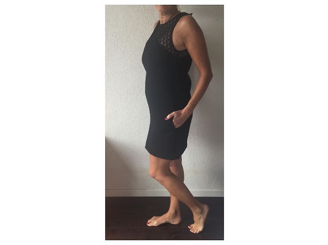 Maje Schwarzes Kleid Größe 2 - Ansicht 2