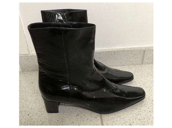 Autre Marque Botines Lario de charol negro Talla 40 - vista 2