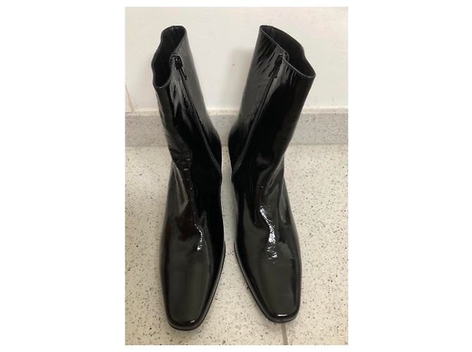 Autre Marque Botines Lario de charol negro Talla 40 - vista 3