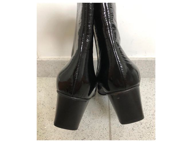 Autre Marque Botines Lario de charol negro Talla 40 - vista 4