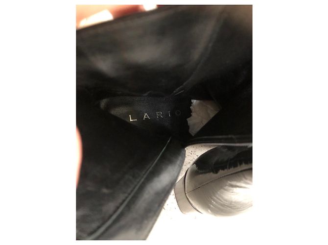 Autre Marque Botines Lario de charol negro Talla 40 - vista 5