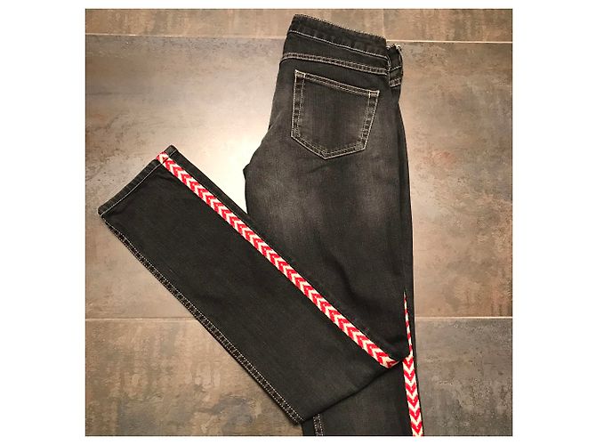 Vaqueros Slim Isabel Marant Etoile Grises - vista 5