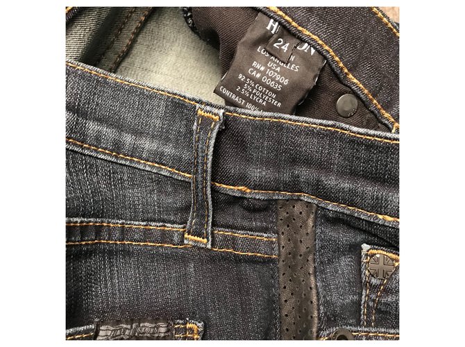 Jeans Slim Hudson Azul - vista 5