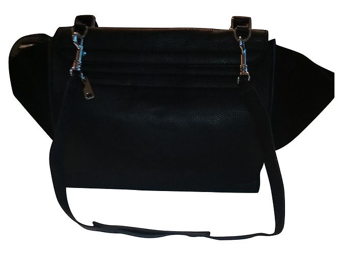 Borsa a mano Céline Trapèze in pelle nera Nero - vista 2