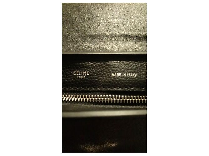 Borsa a mano Céline Trapèze in pelle nera Nero - vista 7
